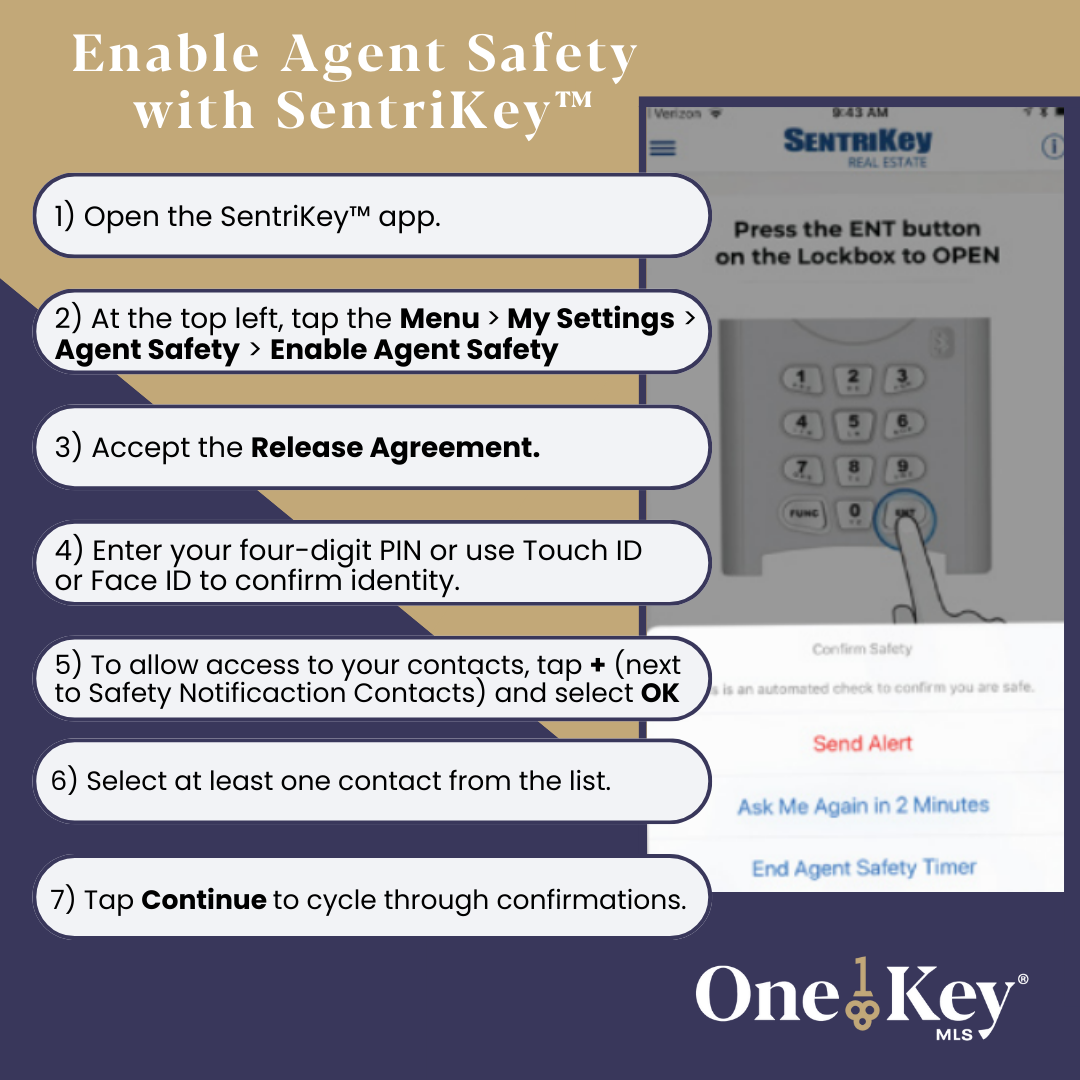 sentrikey agent safety feature infographic